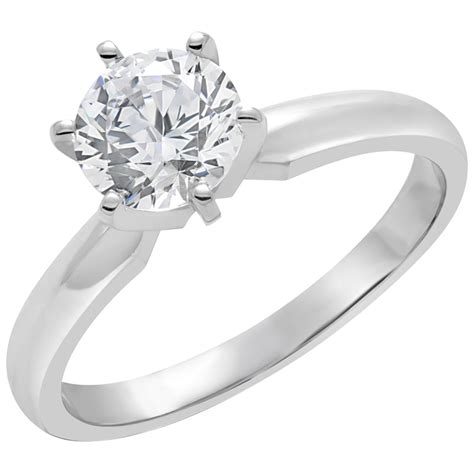 Round Brilliant 1.00ctw Platinum Diamond Solitaire Ring | Costco Australia