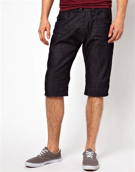 Lyst - G-Star Raw G Star Shorts Denim Morris Tapered in Blue for Men