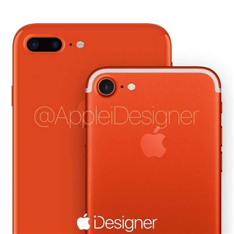 รวมภาพแนวคิด iPhone 7 สีแดงรุ่นพิเศษ (PRODUCT)RED™ ที่คาดว่าจะเปิดตัว ...