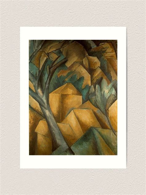 "Houses at l'Estaque- Georges Braque" Art Print for Sale by LexBauer | Redbubble