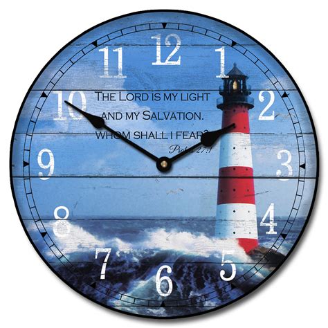 light house Clocks available in many sizes.