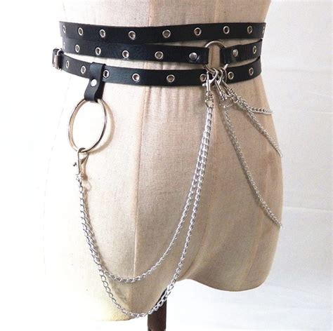 Multi-chain Punk Waist Belt Cosplay Steampunk Gothic | Etsy