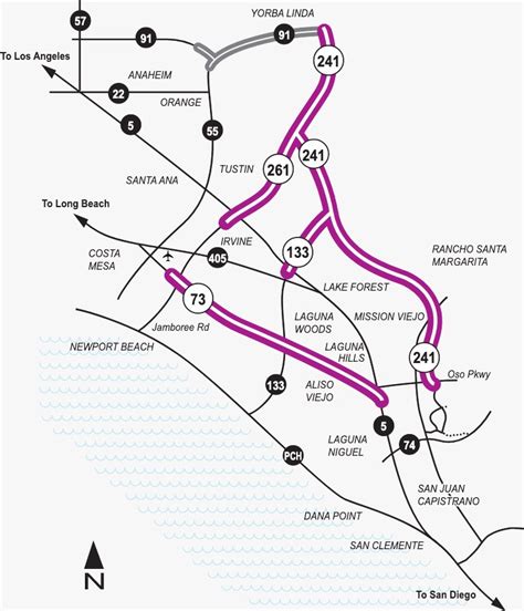 Los Angeles Freeway Traffic Map