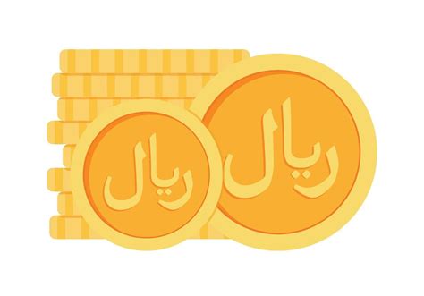 Omani Rial Coins Money Currency Icon Clipart for Business and Finance ...