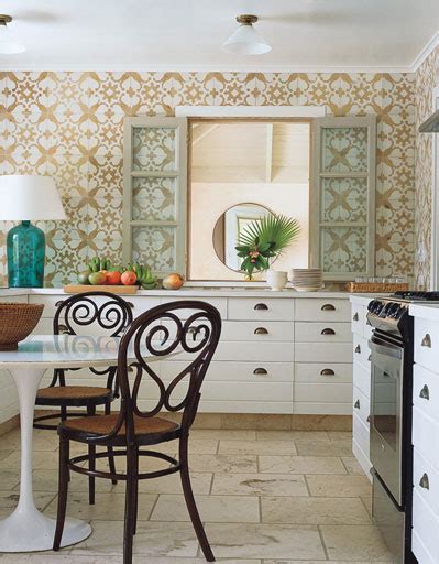 Country kitchen wallpaper design Ideas