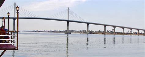 Cable - stayed bridge over Shatt al-'Arab river, Al Basra, Iraq ...