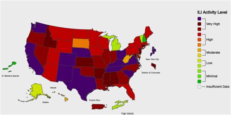 CDC flu tracker map 2022: Huge swaths of red and purple