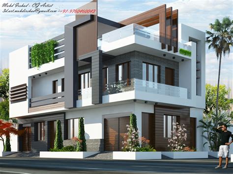 Pin by Aabid Police on 3d house | Modern style house plans, Bungalow ...