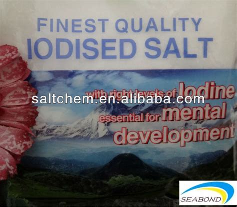 iodised salt for supermarket, iodised refined sea salt,edible salt,China seabond price supplier ...