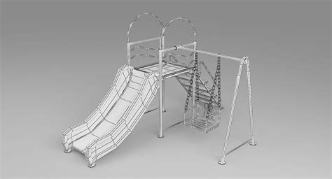 Kids Playground 3D Model $25 - .unknown .ma .max .obj .fbx - Free3D