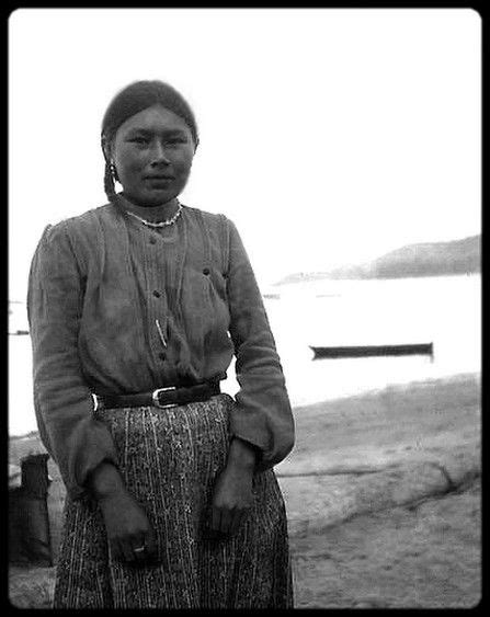 Hoh woman named Minnie Cole, Hoh Indian Reservation, Washington, 1905 ...