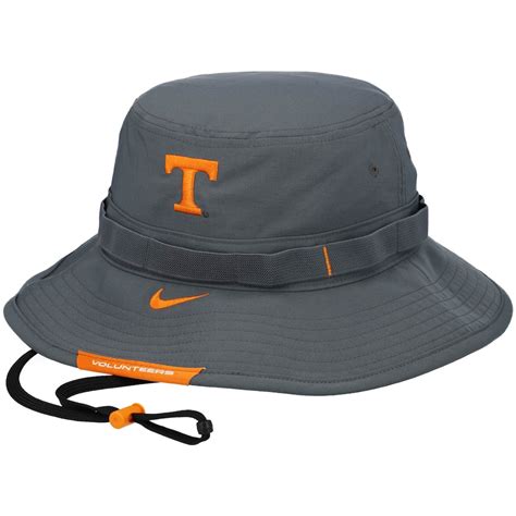 Men's Nike Gray Tennessee Volunteers Sideline Performance Bucket Hat