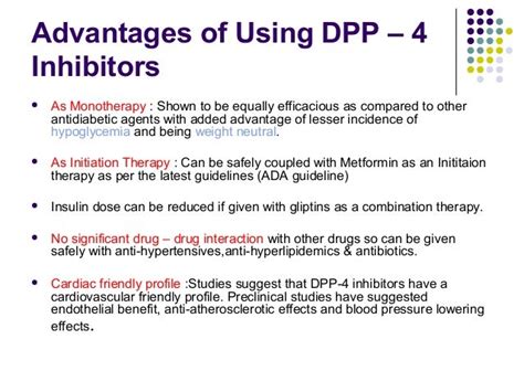 Dpp – 4 inhibitors