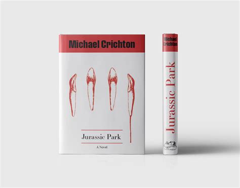 Jurassic Park book cover on Behance