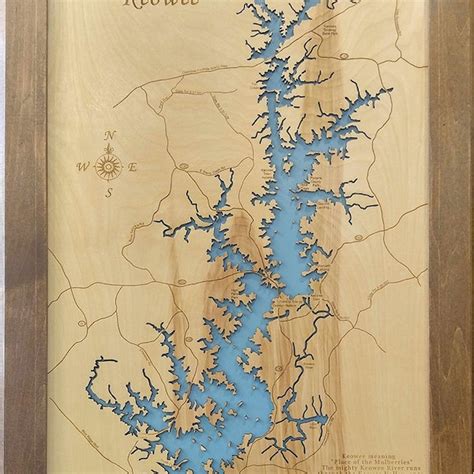 Keowee Key Map - Etsy