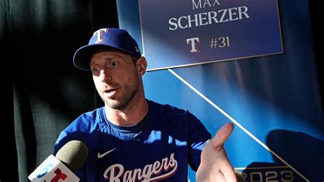 Max Scherzer set to start Game 3 of the World Series for Rangers | wfaa.com