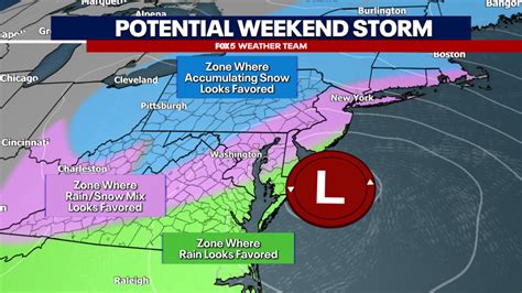 DC Snow Forecast: Potential weekend storm likely to bring snow, cold ...