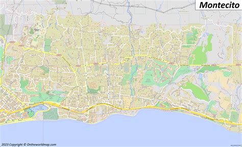 Montecito Map | California, U.S. | Discover Montecito with Detailed Maps