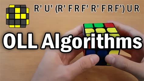 57 Công Thức Oll | Rubik's Cube: All 57 OLL Algorithms & Finger Tricks ...