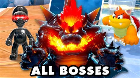 Bowser's Fury - All Bosses Gameplay! - YouTube