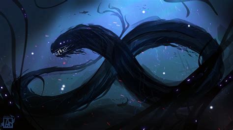 Sea Serpent Sea Monster Art Dark Fantasy Art Mythical - vrogue.co