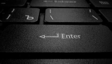 Black Keyboard Enter Button HD Wallpaper Wallpaper | Hot Unique Wallpapers and Stock Photos ...