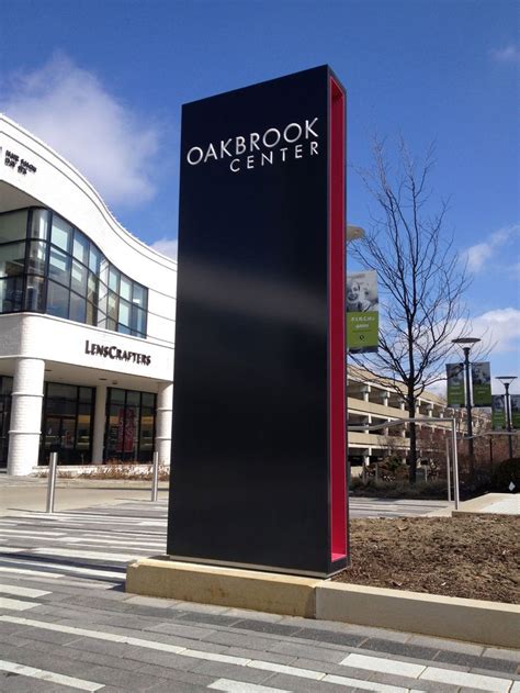 Oakbrook Center, Simple, elegant: what all signage should be! … | Outdoor signage, Signage ...