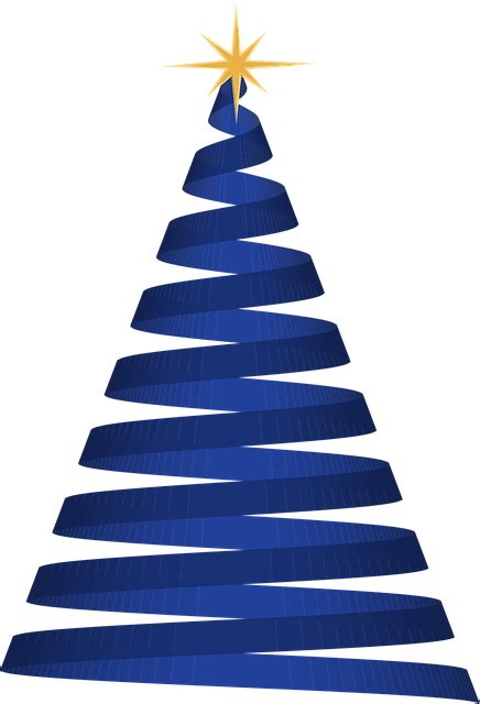Weihnachten Baum Blau - Kostenlose Vektorgrafik auf Pixabay