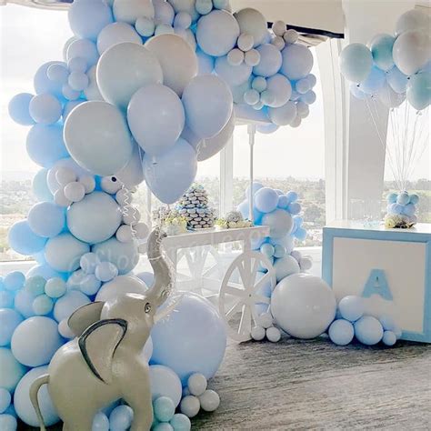 Kara's Party Ideas Blue Elephant Baby Shower | Kara's Party Ideas