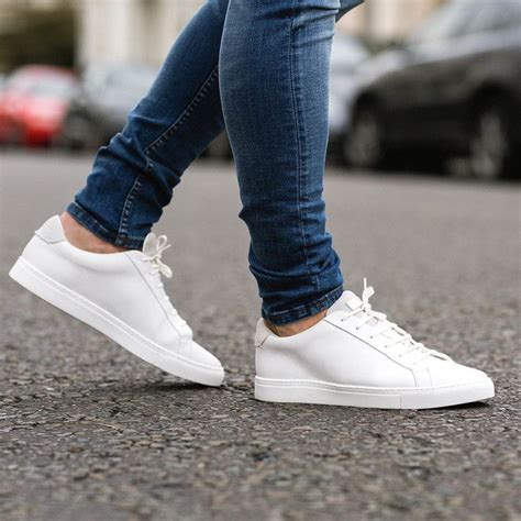 Shop DONNIE White Low Top Trainers by KURT GEIGER LONDON at official ...