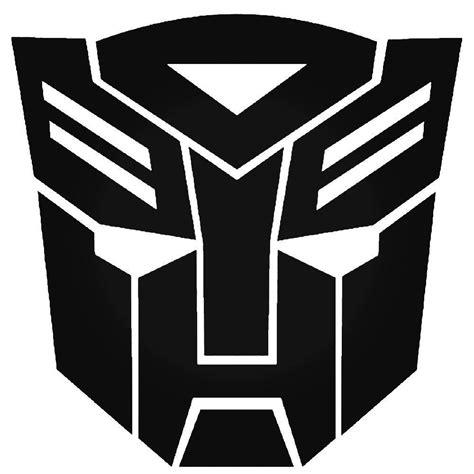 White Autobots Logo - LogoDix