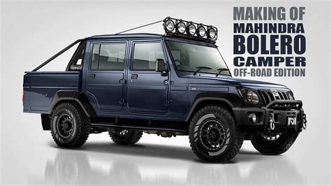 Mahindra Bolero Camper Off-Road Edition Rendering - Making Video | SRK ...