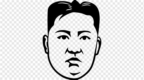 Kim Jong-un North Korea, kim jong-un, celebrities, white, face png | PNGWing