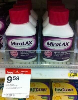 Printable Miralax Products Coupons + Gift Card Deal at Target!