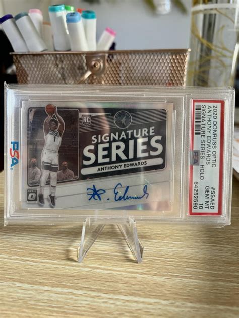 Anthony Edwards Rookie Auto😍 : r/basketballcards