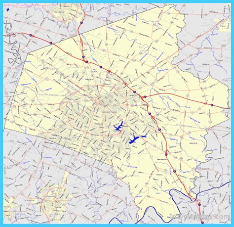 Map of Lexington-Fayette Kentucky - TravelsMaps.Com