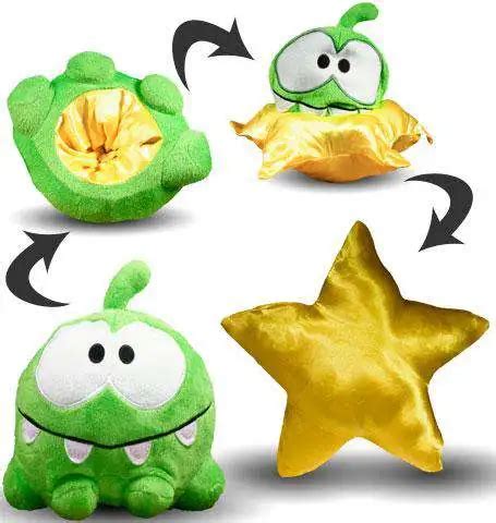 Cut the Rope Reversible Om Nom 6 Plush Star Round 5 - ToyWiz