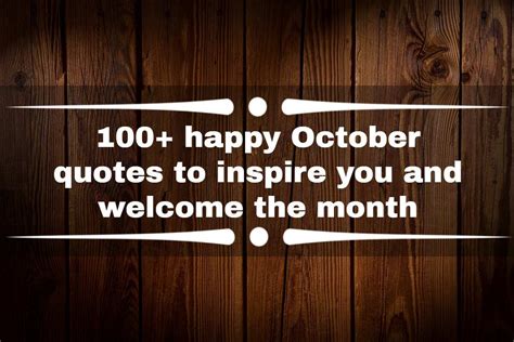 100+ happy October quotes to inspire you and welcome the amazing month ...