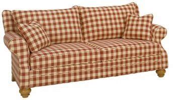 Country Plaid Sofas Loveseats | Baci Living Room