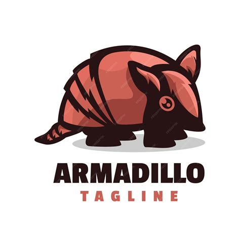 Premium Vector | Armadillo mascot logo