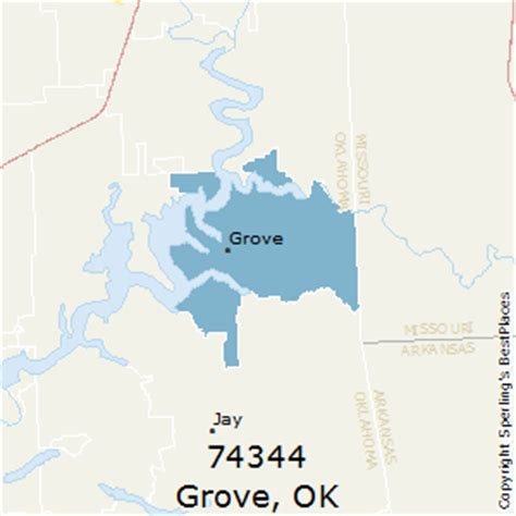 Grove (zip 74344), OK