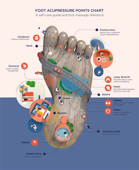 Acupressure Points Feet Chart