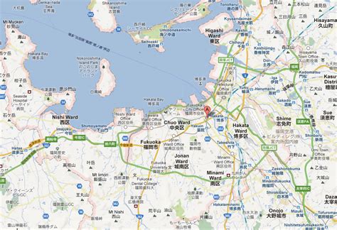 Fukuoka Map - Japan