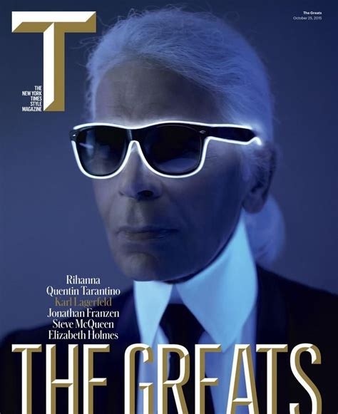 Karl Lagerfeld Covers The New York Times Style Magazine, Talks Life New ...