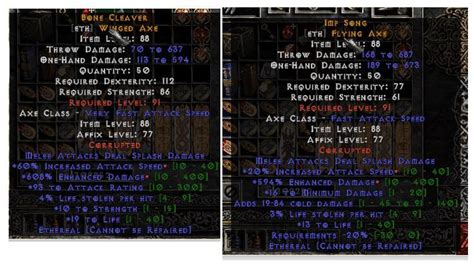 Season 3 crafting changes. Throwing weapons can finally compete with javelins? : r/ProjectDiablo2