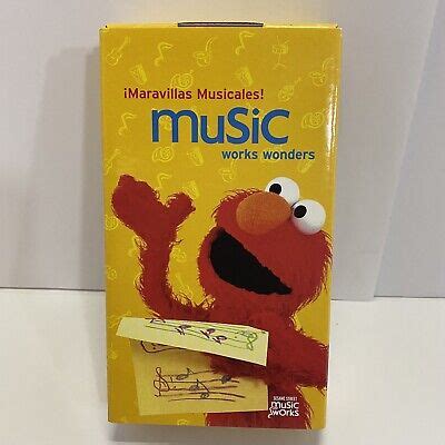 SESAME STREET MARAVILLAS Musicales Music Works Wonders VHS Tape Spanish English £6.50 - PicClick UK