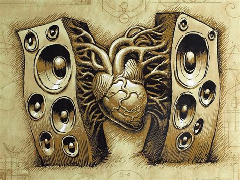 Heart Music Art Images Wallpaper HD Desktop Mobile #31892833 Wallpaper | Music art, Music ...