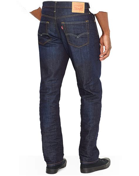 Levi's Men's 541 Athletic Taper Stretch Mid Rise Relaxed Fit Tapered Leg Jeans - The Rich