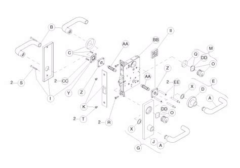 electrified door hardwareSchlage L9080 Trim Parts