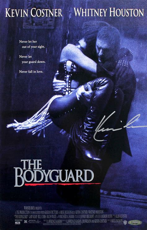 Kevin Costner Autographed Bodyguard 11x17 Mini Movie Poster